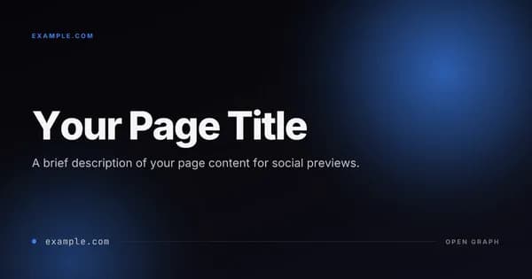 Aurora template preview