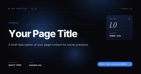 Launchpad template preview